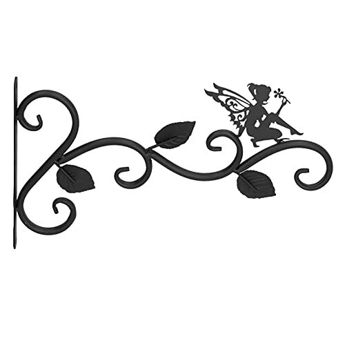 RANNYY Hanging Plants Bracket Wrought Iron Wall Planter Hook Flower Pots Hang...