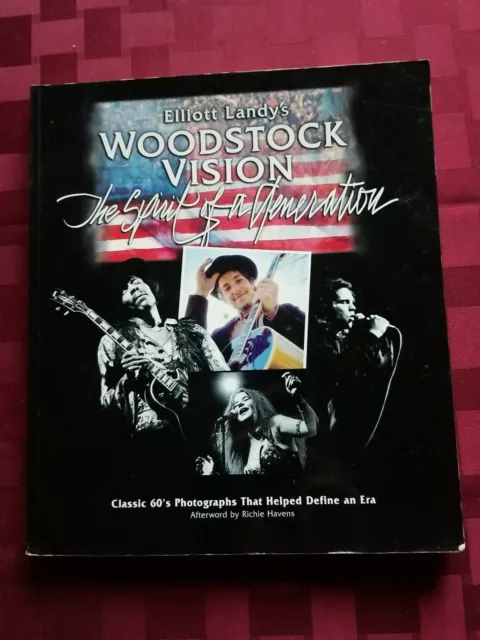 Elliott Landy's Woodstock Vision  Book Dylan/The Band/Hendrix /Janis Etc