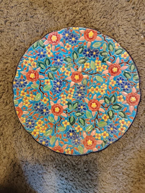 assiette émaux de longwy numérotée 