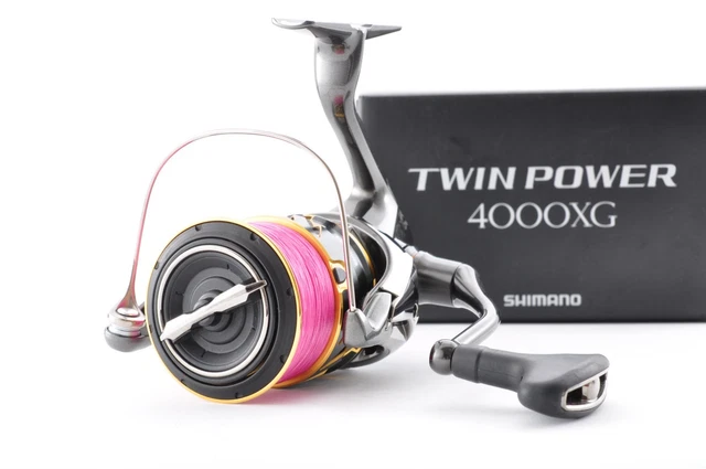 SHIMANO 20 TWIN Power 4000XG Near Mint Fishing Spinning Reel