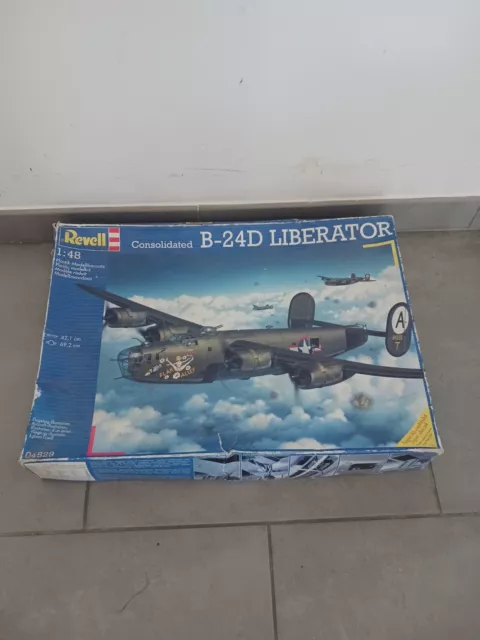 Maquette Revell 1/48 Avion B24D Liberator. Neuf