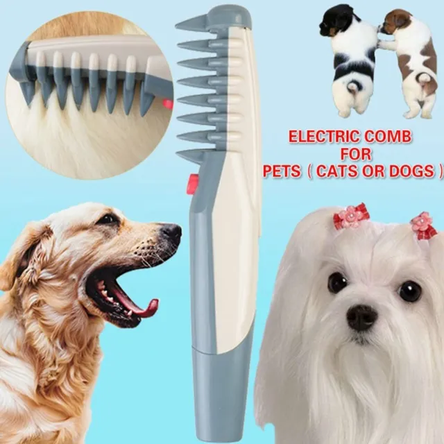 Electric Clipper Dog Cat Grooming Comb Pet Groomer Hair Scissor Trimmer Comb Kit