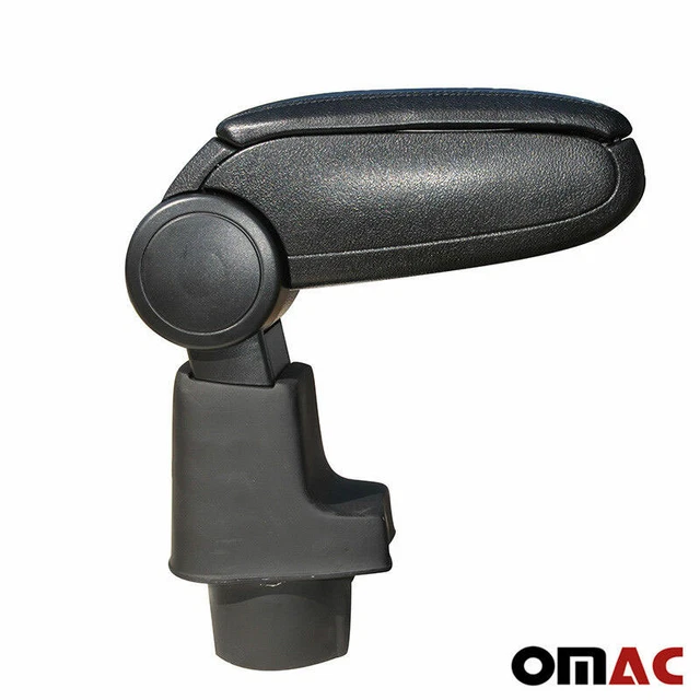 Bracciolo Centrale Per Dacia Dokker - Universale In Similpelle, Comfort Per Guida Lunga, Nero Con Linea Bianca - Foto 9