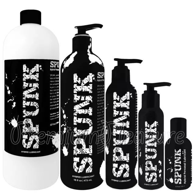 Spunk Hybrid Lubricant Silicona & Base Al Agua Premium Blanco en Crema Sexo Gel