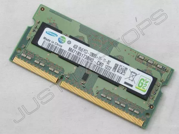 Samsung M471B5173BH0-CK0 4GB PC3-12800S DDR3 1600MHz Laptop Memory RAM SODIMM