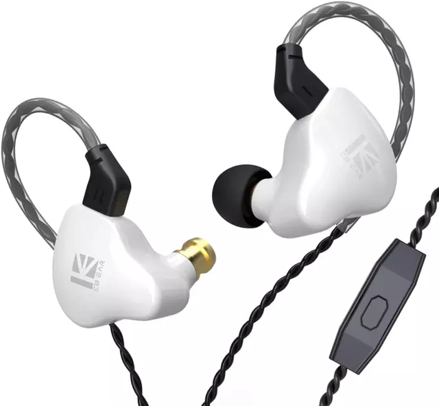 KBEAR KS1 Auricolari In-Ear Stereo Con Microfono, Cuffie In-Ear Con Isolamento R