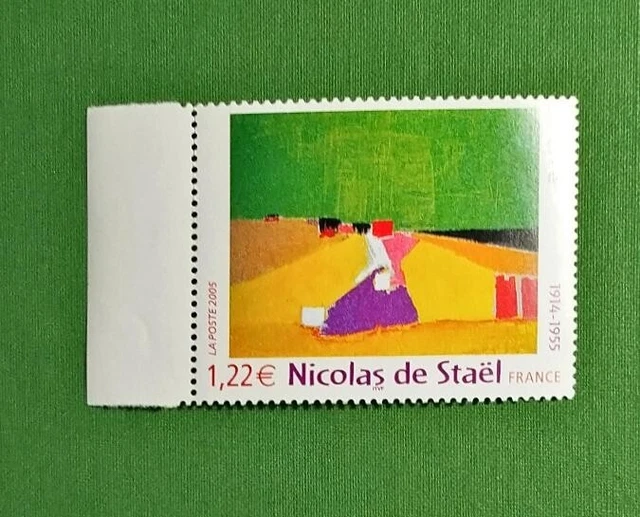 France 1985 Timbre Variété Couleurs Et Bec N°2364 TABLEAU DE STAEL Neuf** MNH