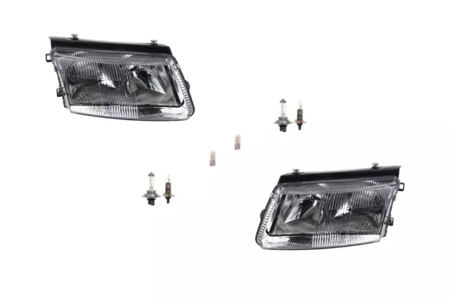 Scheinwerfer Set Halogen passend für VW Passat als links & rechts + Leuchtmittel