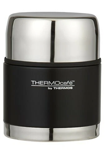 THERMOS Thermocafe Stainless Steel Food Jar 500mL Matte Black AUTHENTIC