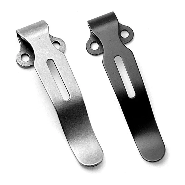 Edelstahl Deep Carry Pocket Clip Tragbare Taillen-Rückenklemme für M9M3 L5Q7