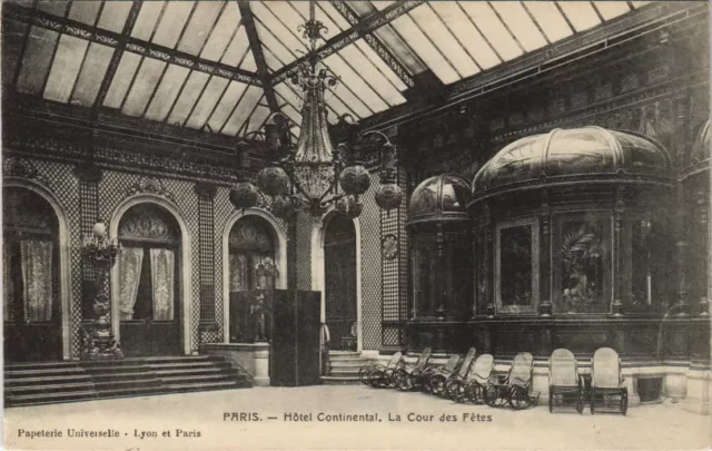 CPA PARIS - Hotel Continental - La Cour des Fetes (52072)