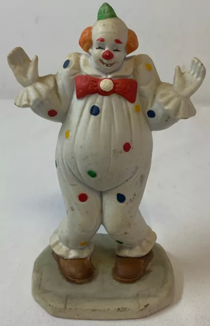 1985 Flambro/Circus World Museum figurine ~ GROTESQUE the clown ~ six inches