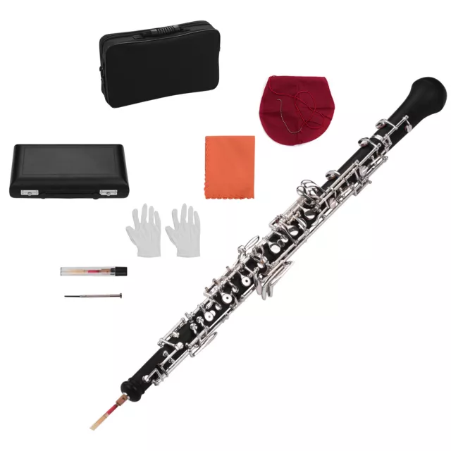 Professional Oboe C  Semi-automatic Style Nickel-plated Keys S9R9