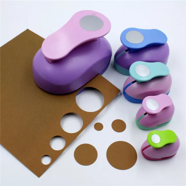 DIY Handmade Round Hole Punch Embossing Paper Shaper Cutter Cards Making