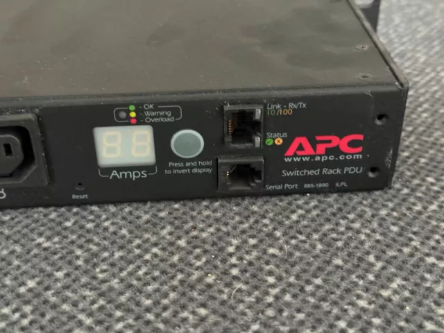 APC 7920 Switched Rack PDU gebraucht 1xKaltgerätekabel 3xKaltgeräteverlängerung