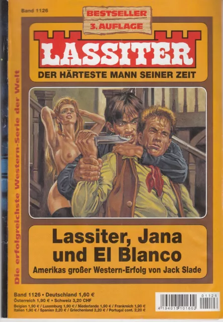 Lassiter, Jana und El Blanco-Großer Western-Erfolg von Jack Slade-Band 1126