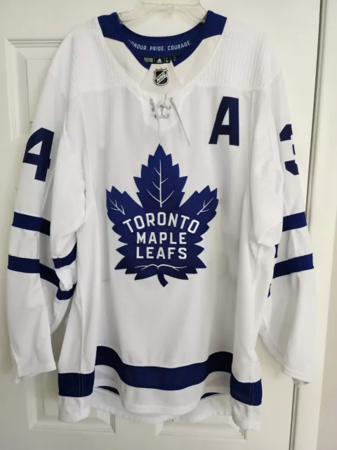 CCM Game Worn/issued Deyell Authentic Toronto Maple Leafs NHL Jersey Blue Home 54
