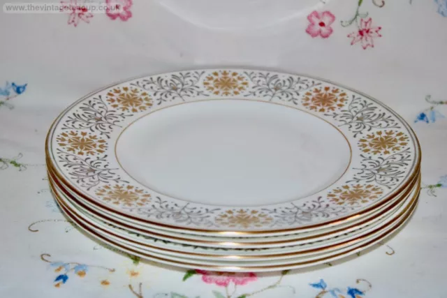 Superb Coalport Dinner Set Bone China Spanish Lace 23 cm Dessert / Lunch Plate