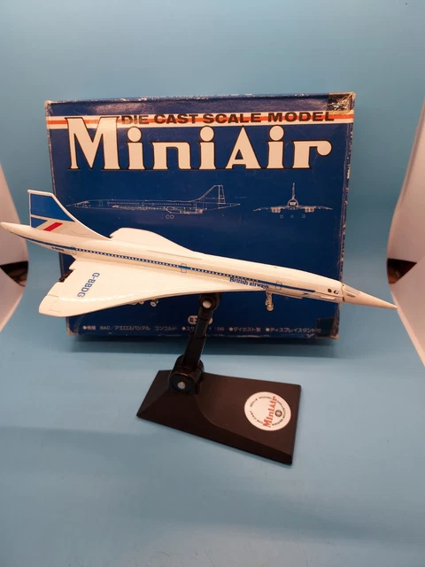 Concord British Air Ways - 1/240 ( 26cm ) MINIAIR, Made In