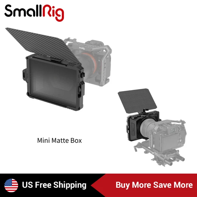 SMALLRIG MINI MATTE Box Clamp on MatteBox for Camera &6772778295mm