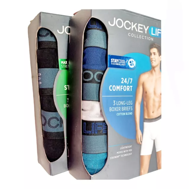 Jockey Life Mens Underwear Boxer Briefs FOR SALE! - PicClick