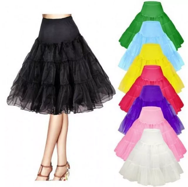 RULTA Retro Underskirt/50s Swing Vintage Petticoat/Rockabilly Tutu/Fancy Skirt J