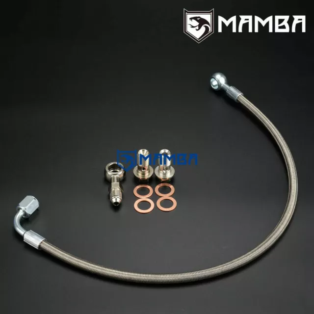 BMW MINI R55 R56 R57 R58 R59 R60 R61 Braided Turbo Oil Feed Pipe Replacement  UK