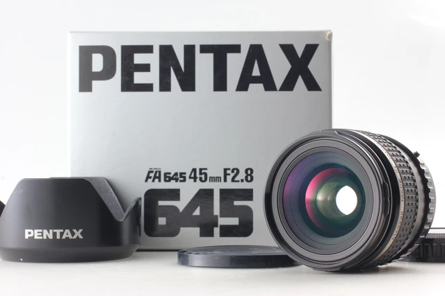 TOP MINT W/ Box Hood] SMC Pentax FA 645 45mm AF Lens 645 N