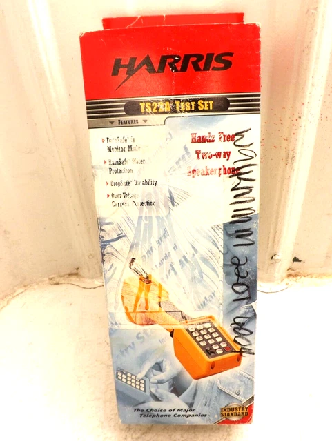 Fluke Networks Harris TS 22a Speakerphone TS22 Telephone Test Set NEVER USED