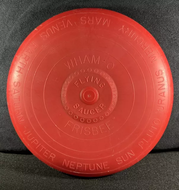 🔥The “Flying Saucer” Wham-O Vintage 1960S Frisbee ￼~ Solar System Graphics🔥￼￼