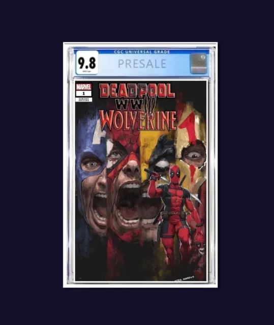 Deadpool Wolverine WWIII #1 CGC 9.8 PRESALE Skan Variant Edition Limited 600 COA