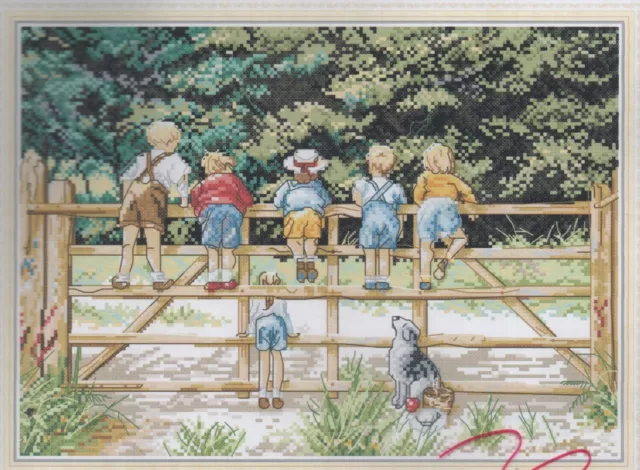 Counted Cross Stitch Kit   Childhood Days