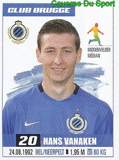 MAILLOT CLUB BRUGGE KV Belgique 2016/2017 peut-être porté match 125ème #25 VORMER EUR 95,59 - FR