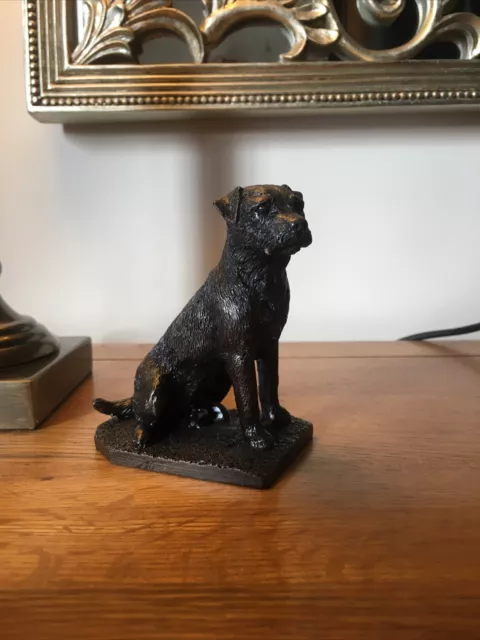 Border Terrier - Figurine / Ornament / Working Dog / Bronze / Dogs - Terriers