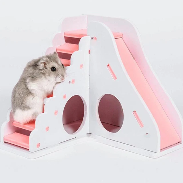1PC Holz Hamster Zwerg Hamster Spielzeug Hamster Spielplatz