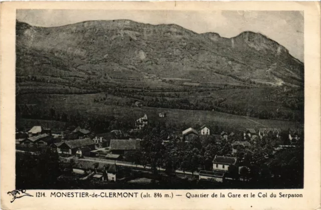 CPA Monestier-de-Clermont - Quartier de la Gare FRANCE (962038)