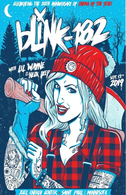 BLINK 182 (11"x17") Glossy/ SATIN Band Concert Poster COLLECTION 3