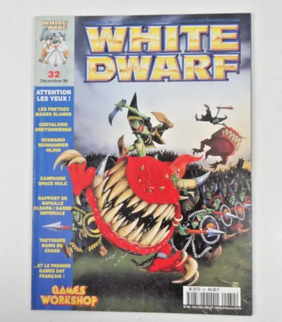 Revue WHITE DWARF N°32 - Décembre 1996 - WARHAMMER - Games Workshop