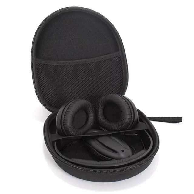 Portable Headphones Case Headset Protect Bag Earphone Zip Storage Box Hold Cover