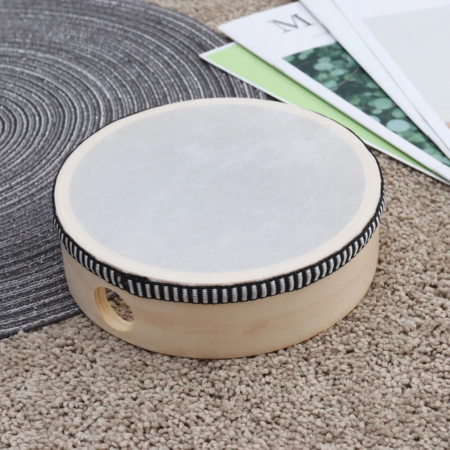 Wooden Toddler Drums Adults Musical Instruments Kids Ages 5- 9 Tambourine