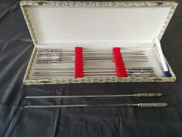 Livraison à domicile Metaltex 6 piques à brochettes en inox, 35 cm