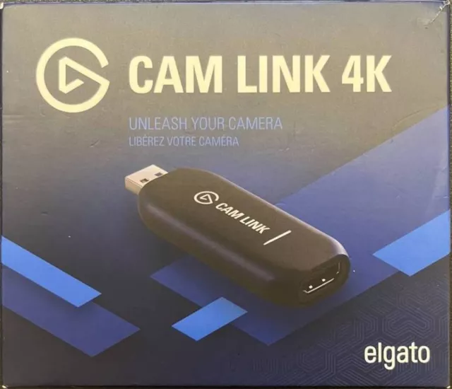 CORSAIR Elgato Cam Link 4K Compact HDMI Capture Card For Recording/Distribution