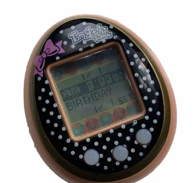 TAMAGOTCHI FRIENDS Vintage Bandai Tamagotchi rosa Tupfen gefleckt