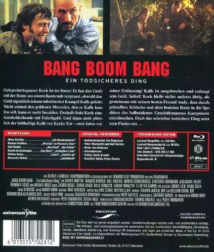 Bang Boom Bang [Blu-ray/NEU/OVP] Erstlingswerk von Jung-Regisseur Peter Thorwart 2