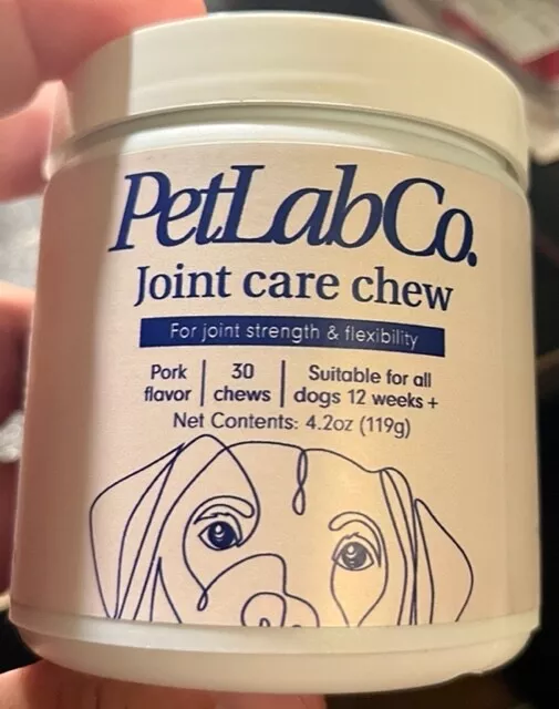 PetlabCo.(PetLab Co) JOINT CARE CHEWS For Dogs - 30 Pork Flavor Chews - 05/2025!