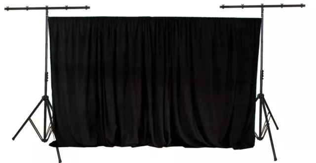 3x3m drape / lighting tripod stand with telescopic backdrop drape support bar