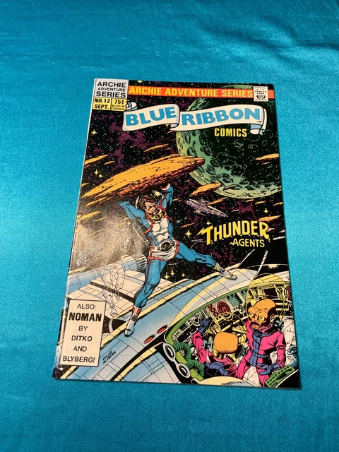 Blue Ribbon Comics #12, Sept. 1984, Thunder Agents! Fine Condition