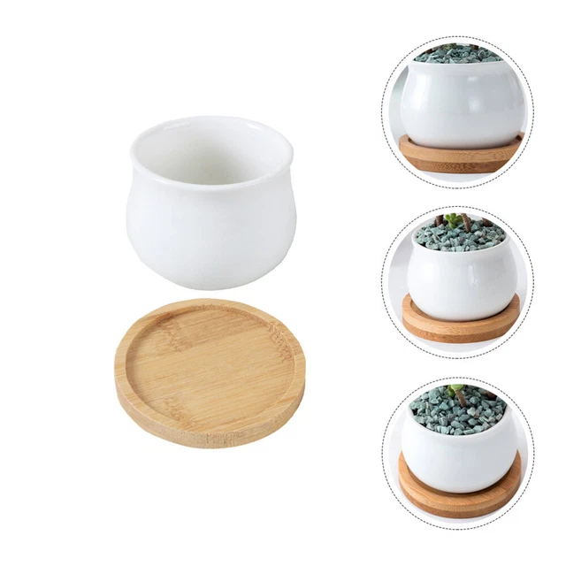 1pc Garten Blumentopf Porzellan Pflanzer Topf Kleine Keramik Pflanzer