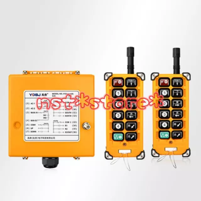 1PCS New F23-A++(S) Industrial Hoist Wireless Remote Controller 2*Transmitters