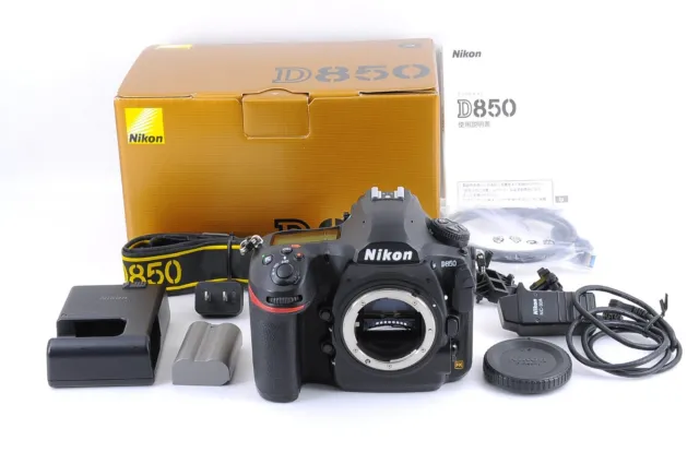 Nikon D850 Camera Body Shutter count 51046 [Near Mint] in Box from Japan #C0417